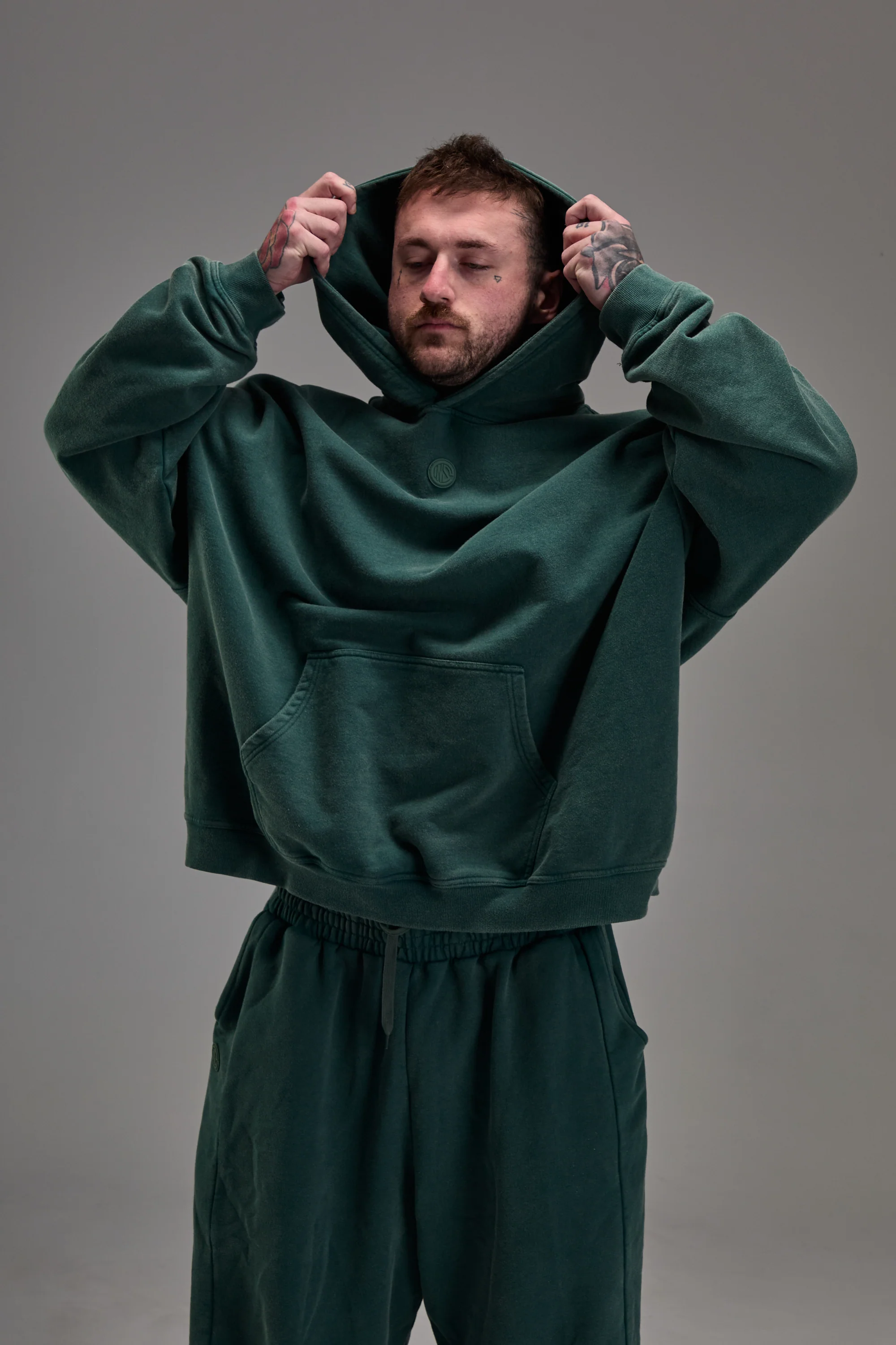 Forest Green Heavyweight Pullover (1 Month PRE-ORDER) - Image 4