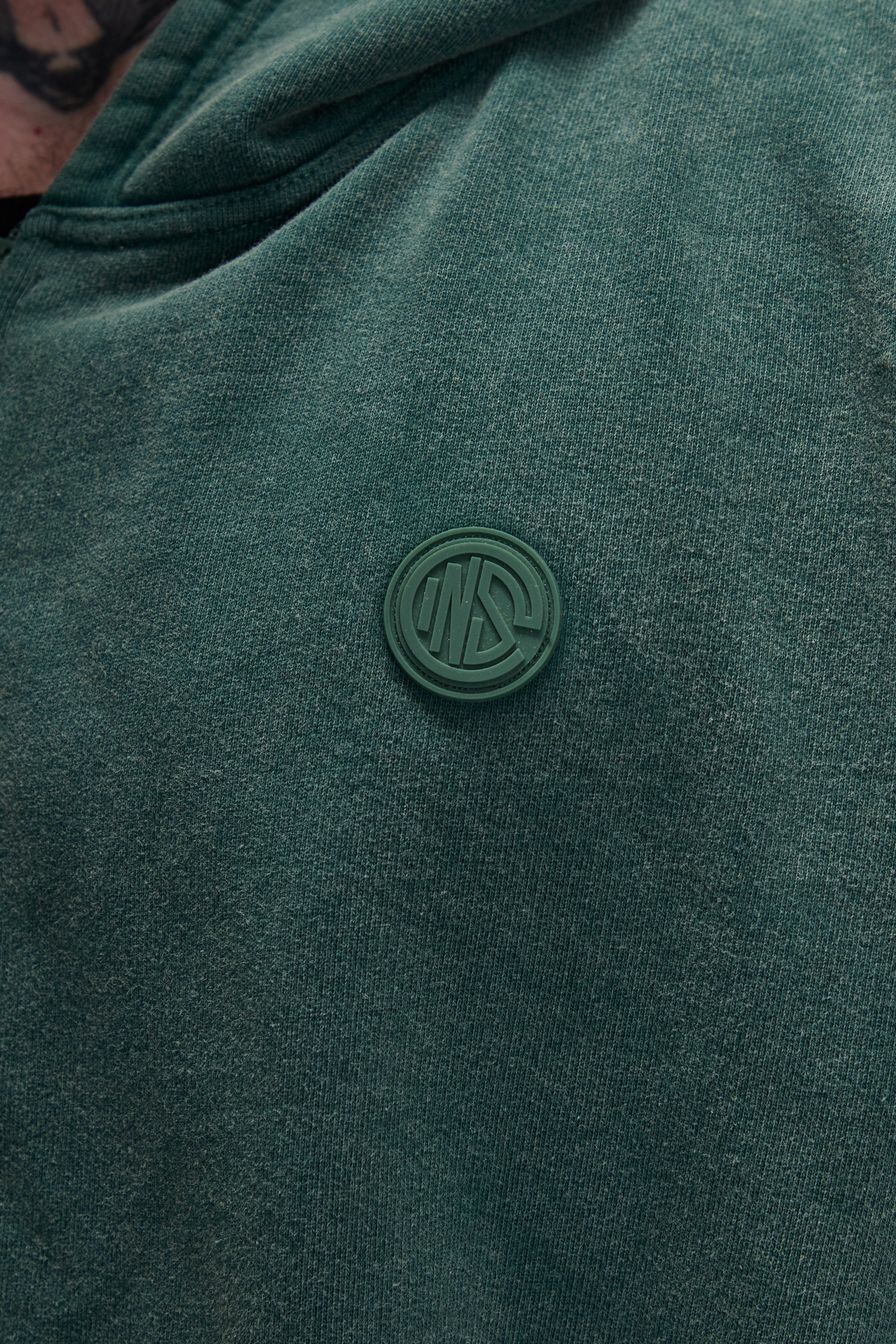 Forest Green Heavyweight Zip Up - Image 3