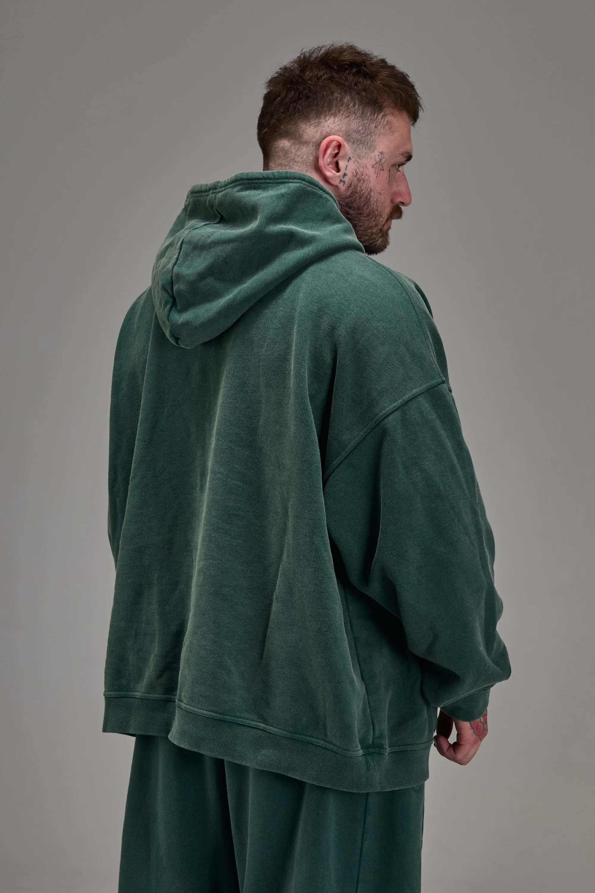 Forest Green Heavyweight Zip Up - Image 5
