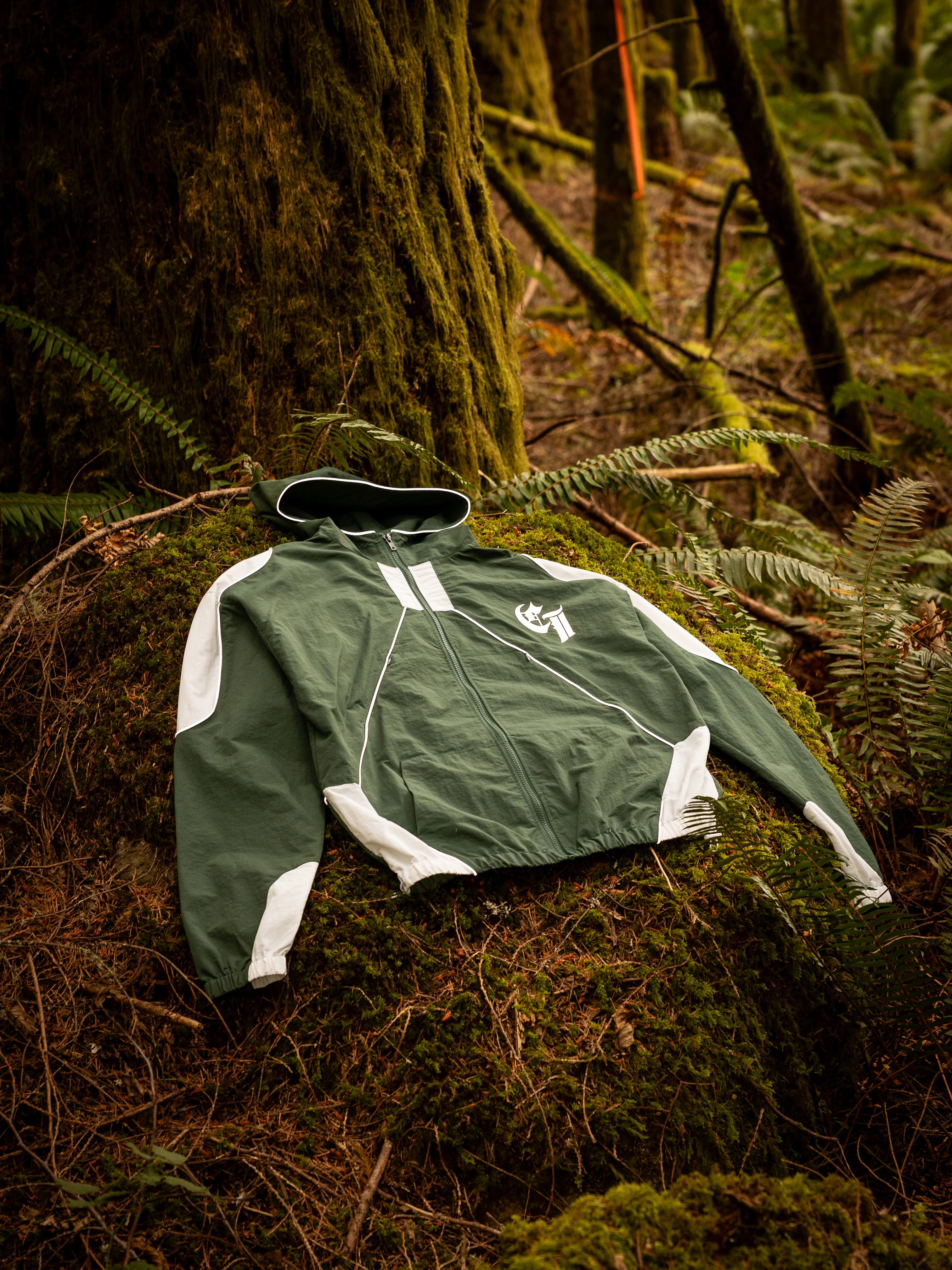 Prime Layer Forest Green Track Jacket - Image 3