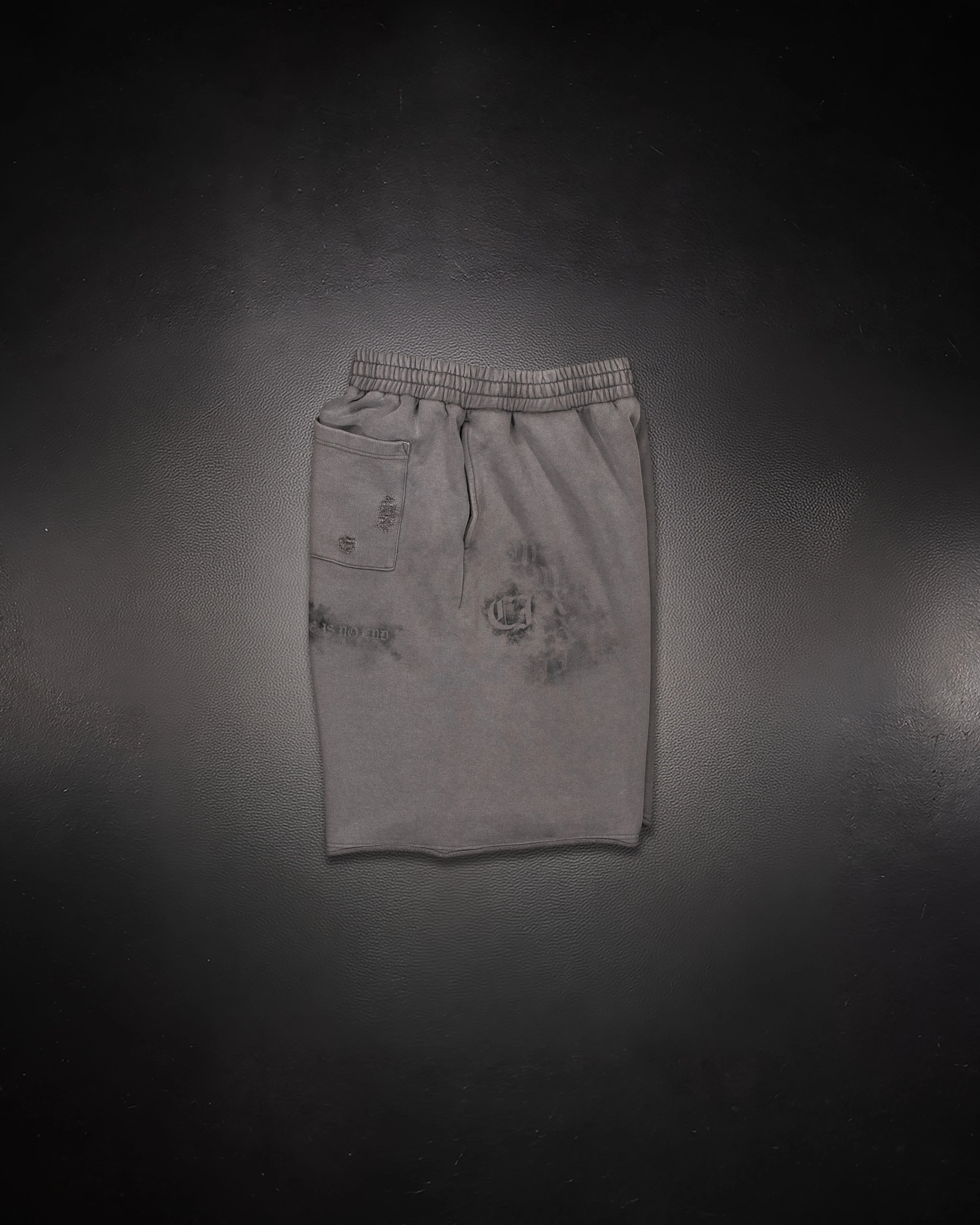 Grey Smoke Sweatshorts - Image 3