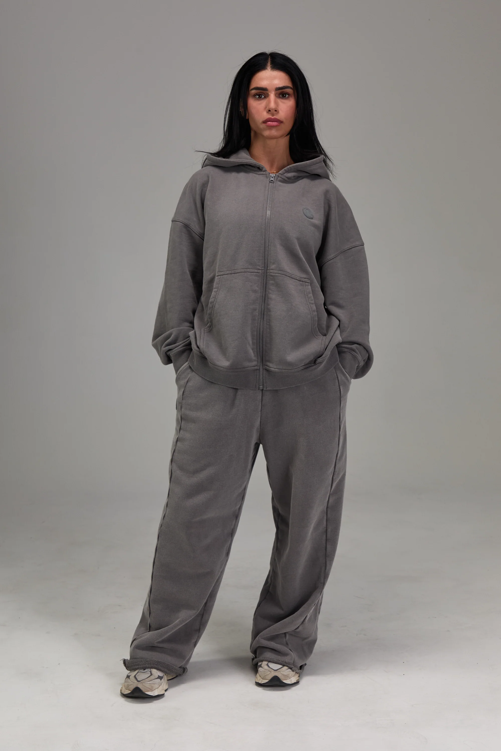 Gunmetal Grey Heavyweight Zip Up - Image 6