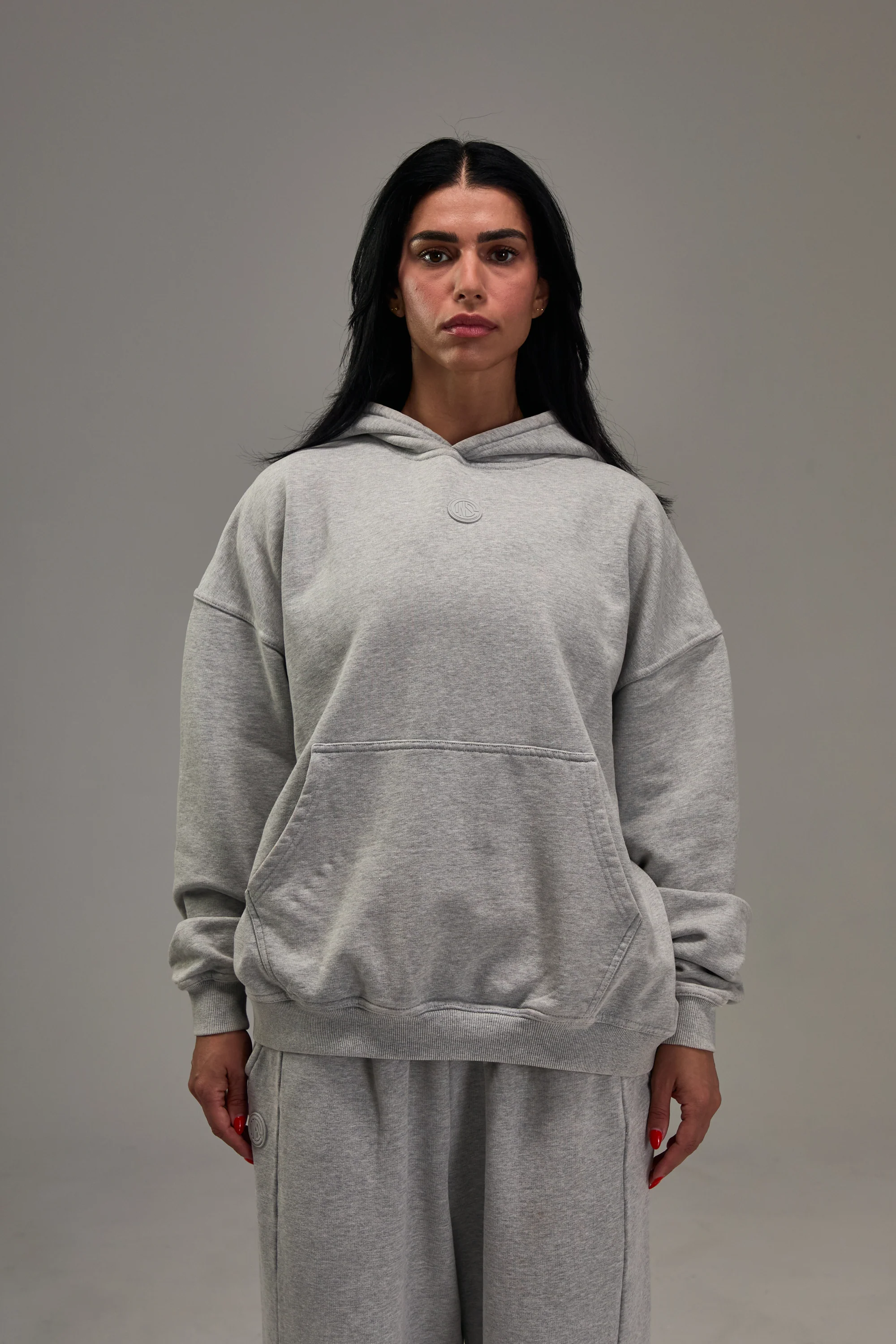 Heather Grey Heavyweight Pullover