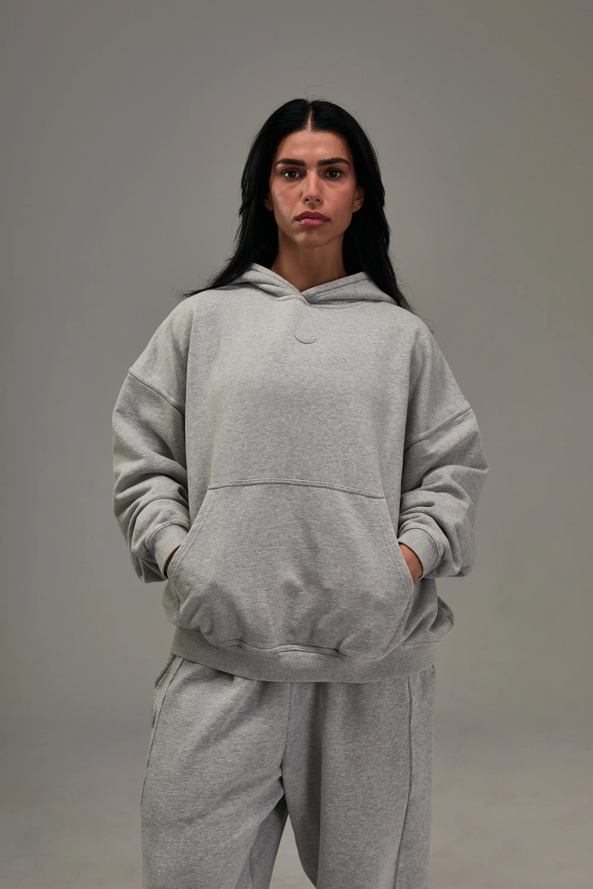 Heather Grey Heavyweight Pullover - Image 2