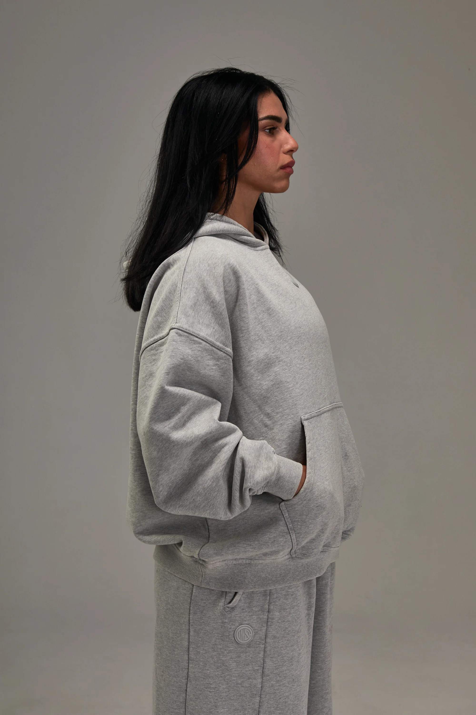 Heather Grey Heavyweight Pullover - Image 5