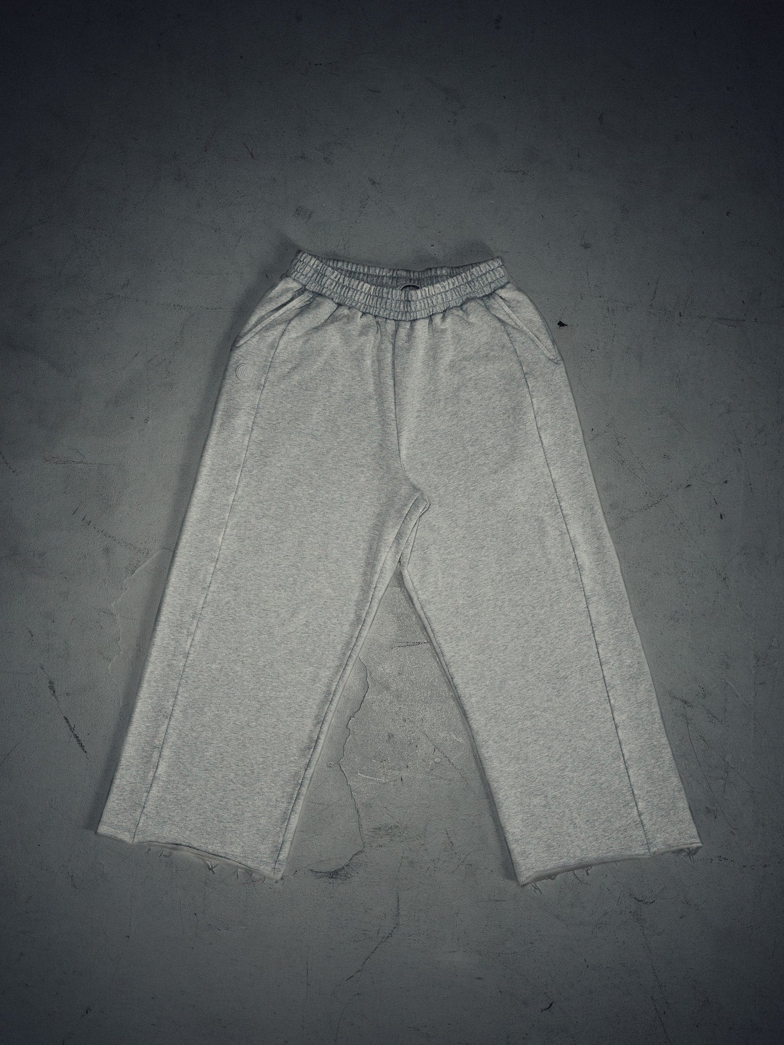 Heather grey Heavyweight Sweatpants - Image 5