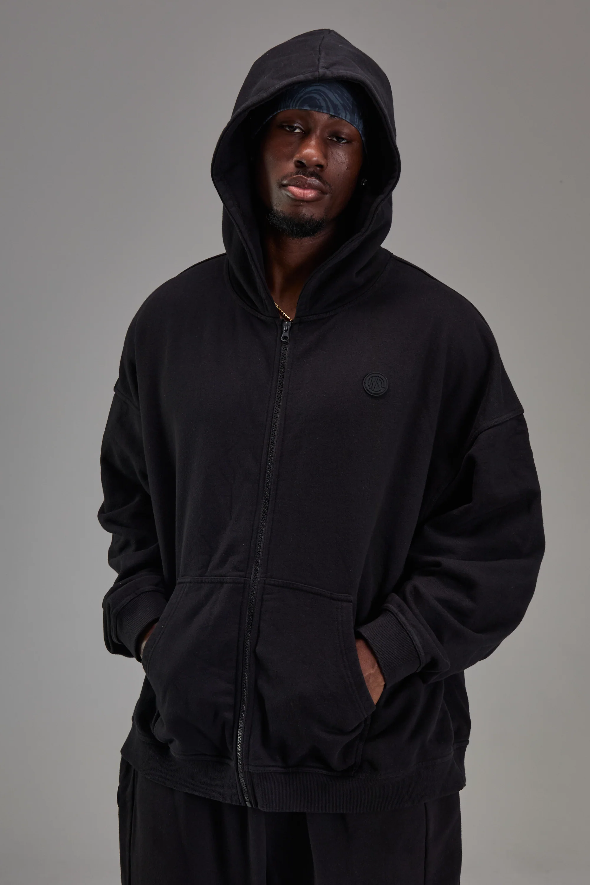 Pitch Black Heavyweight Zip Up - Image 4