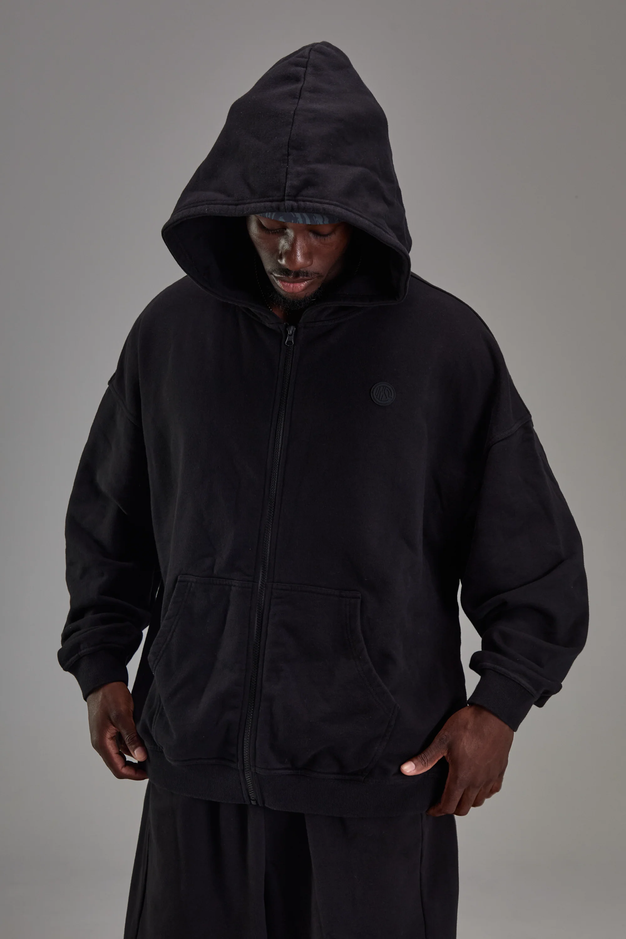 Pitch Black Heavyweight Zip Up - Image 5