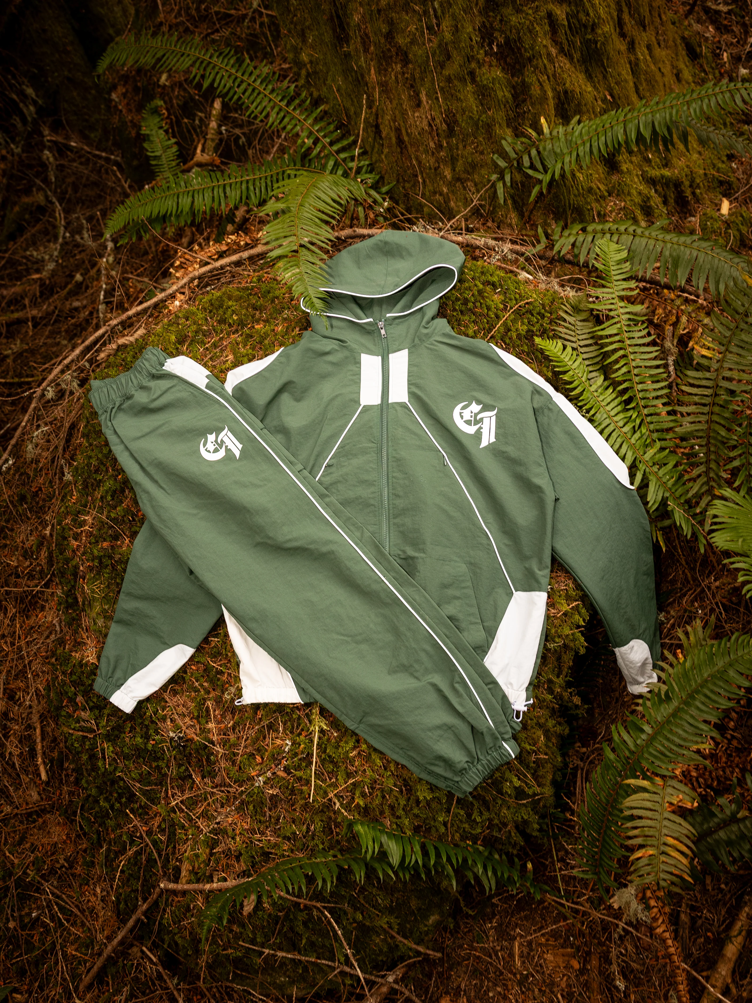 Prime Layer Forest Green Track Jacket - Image 4