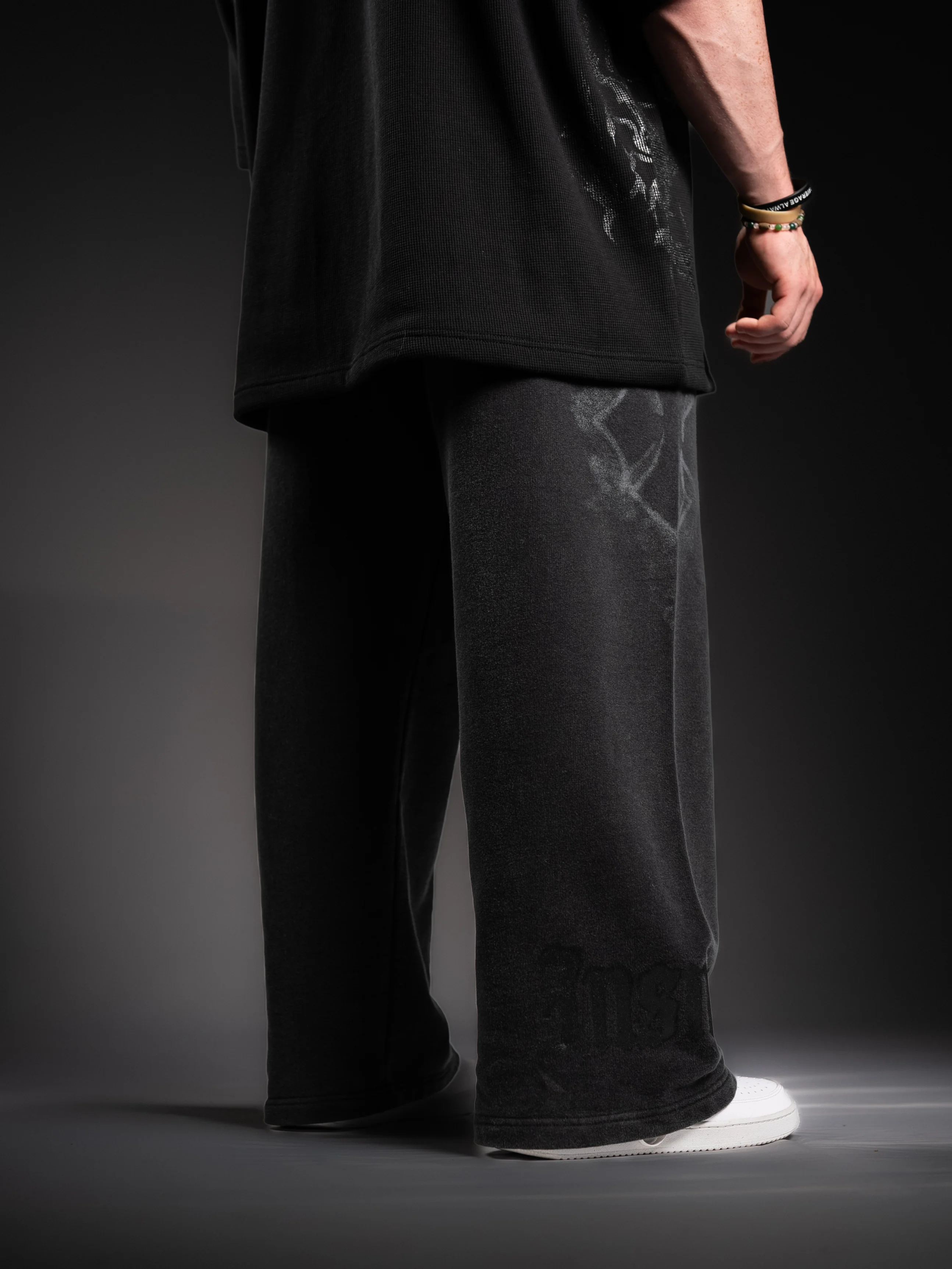 Paranorman Black Wide Leg Sweats - Image 4