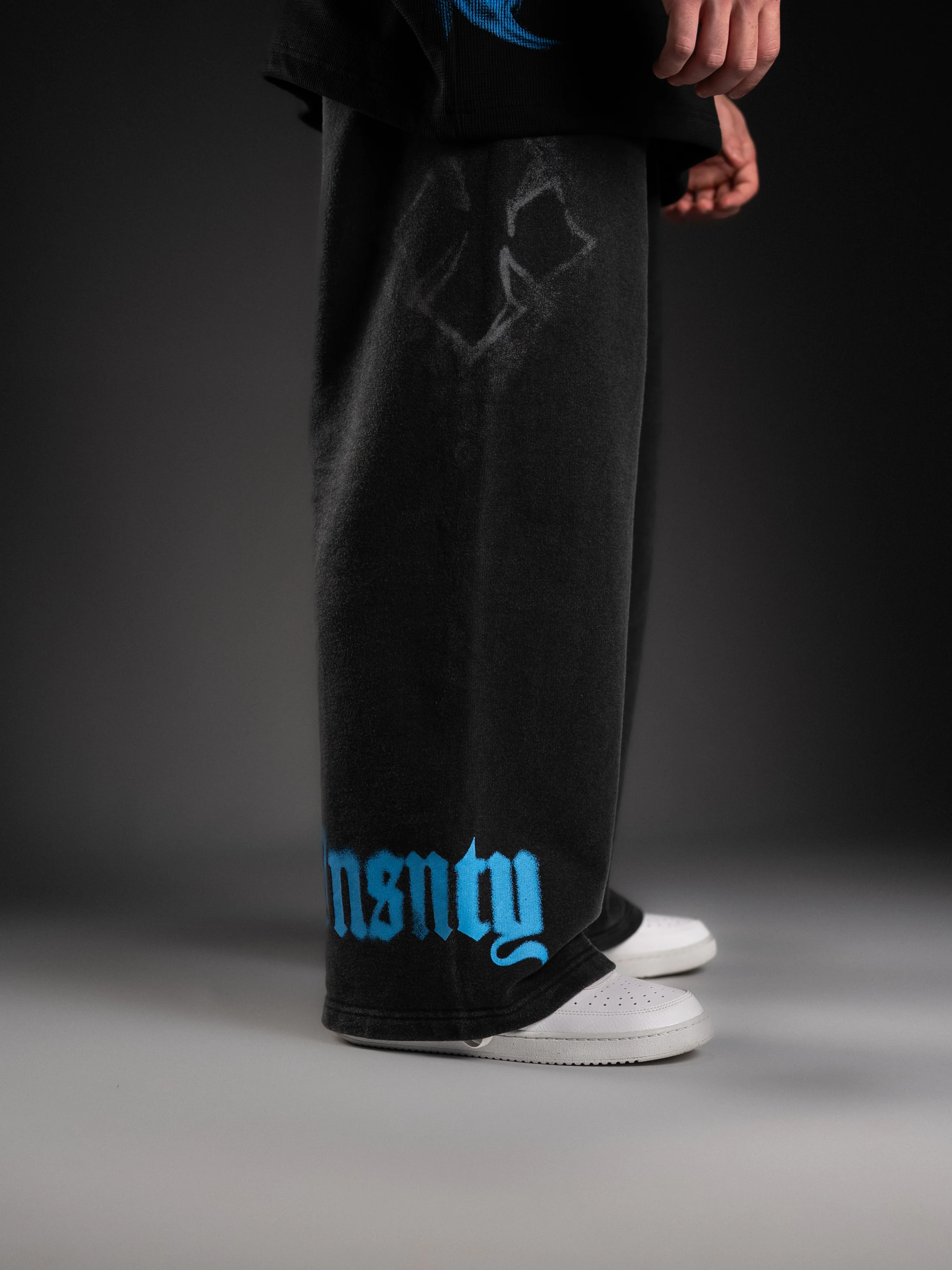 Butterfly Blue Wide Leg Sweats - Image 6