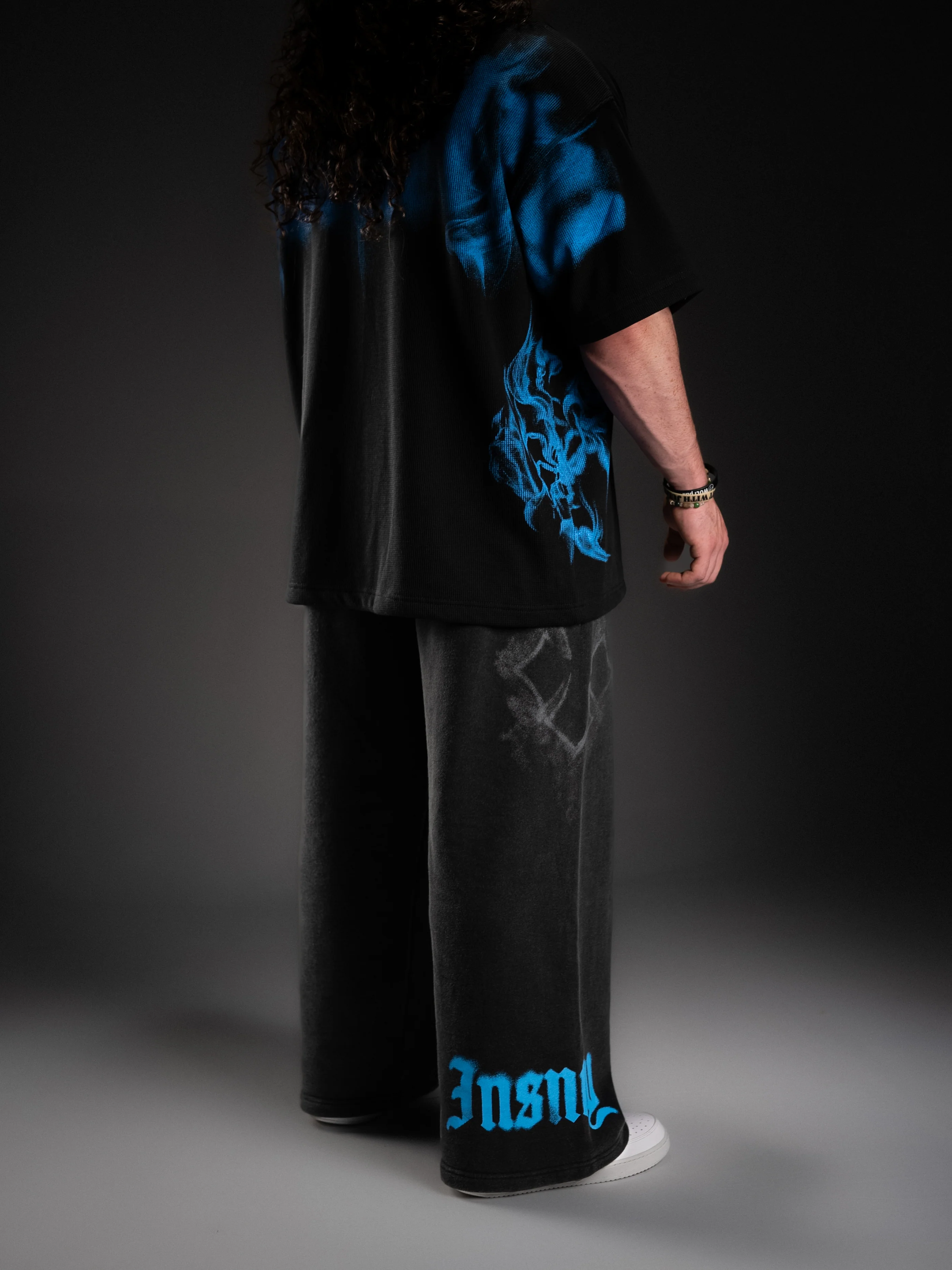 Butterfly Blue Wide Leg Sweats - Image 7
