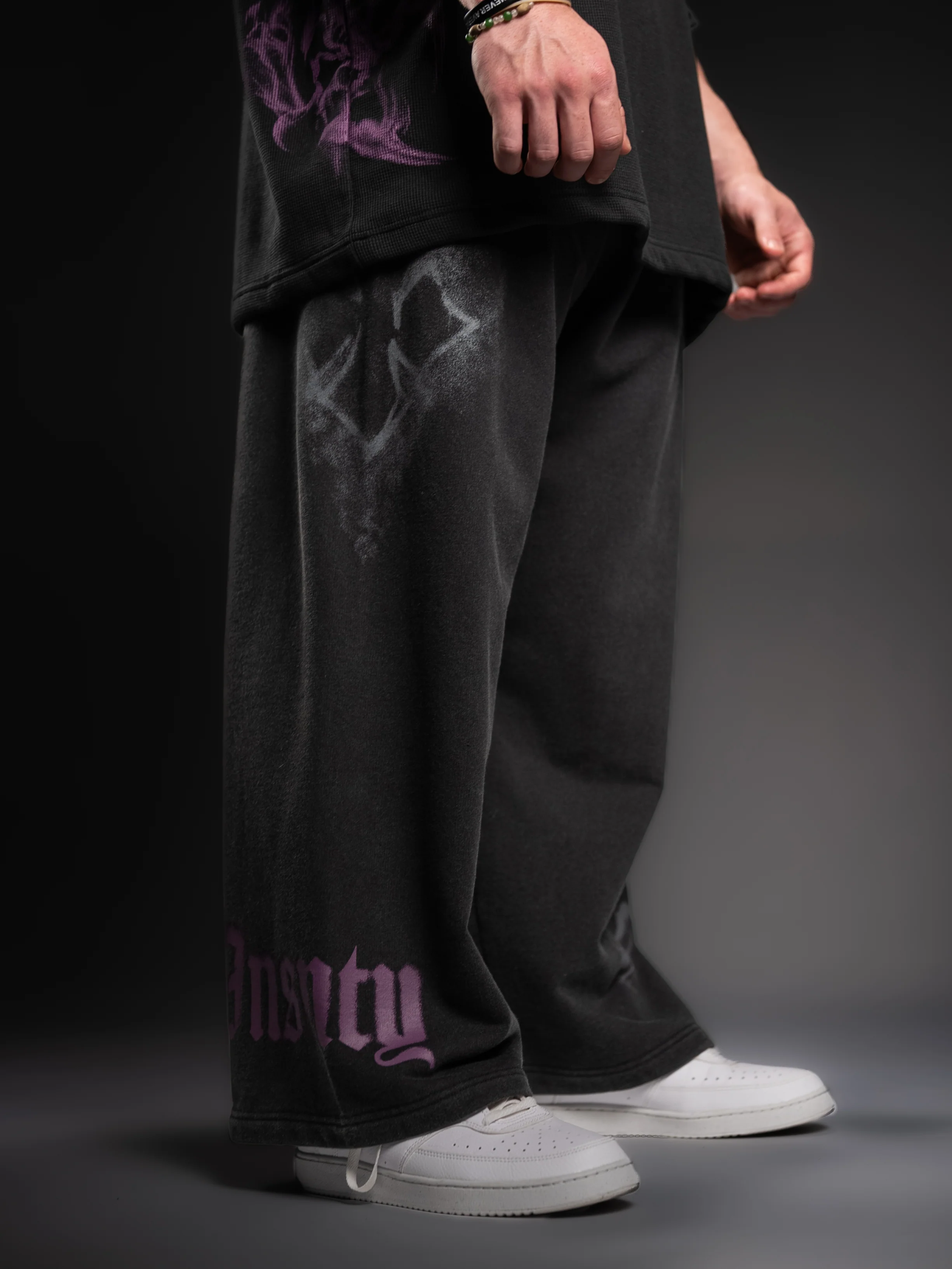 Paranorman Purple Wide Leg Sweats - Image 3