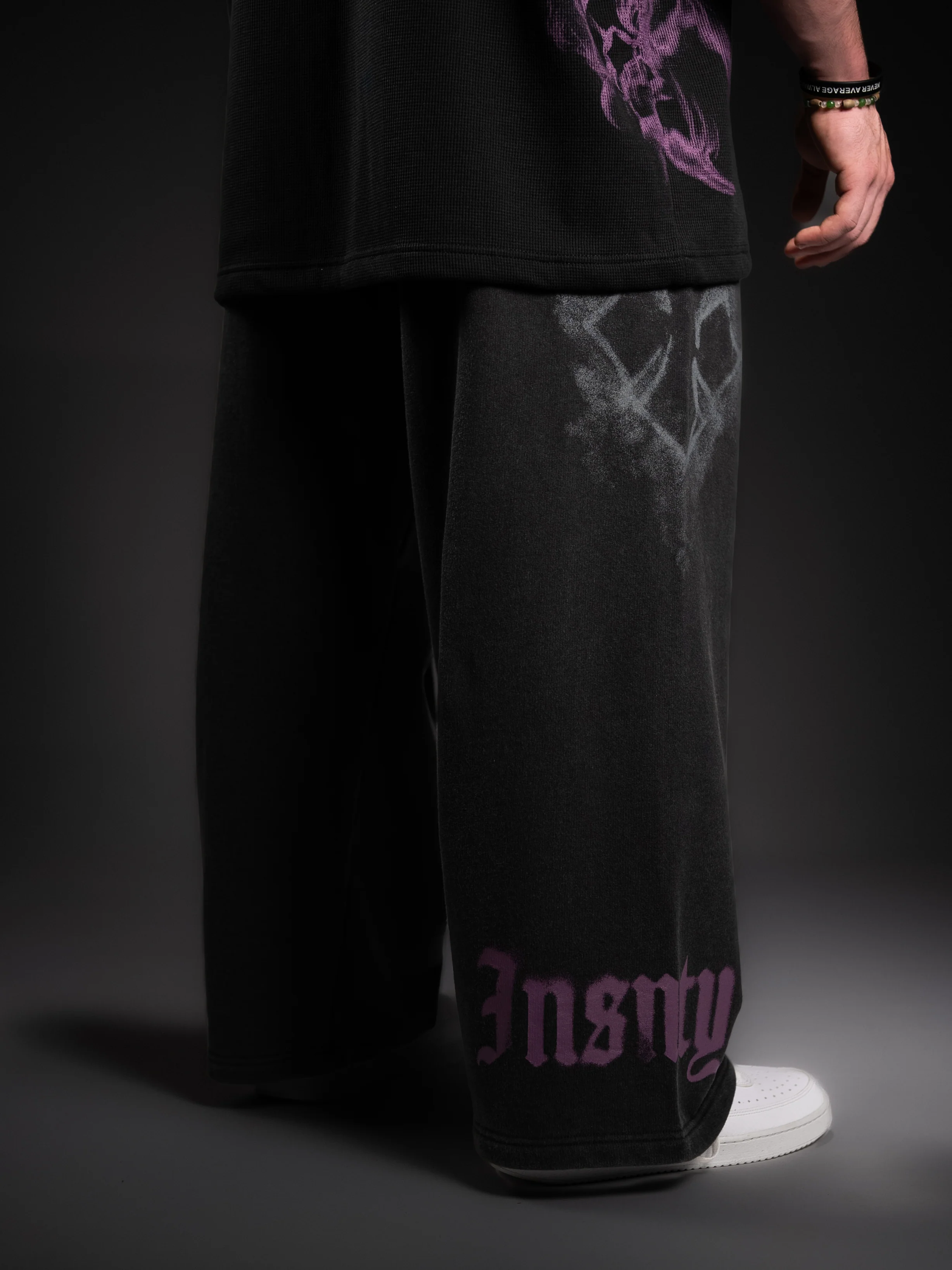 Paranorman Purple Wide Leg Sweats - Image 4