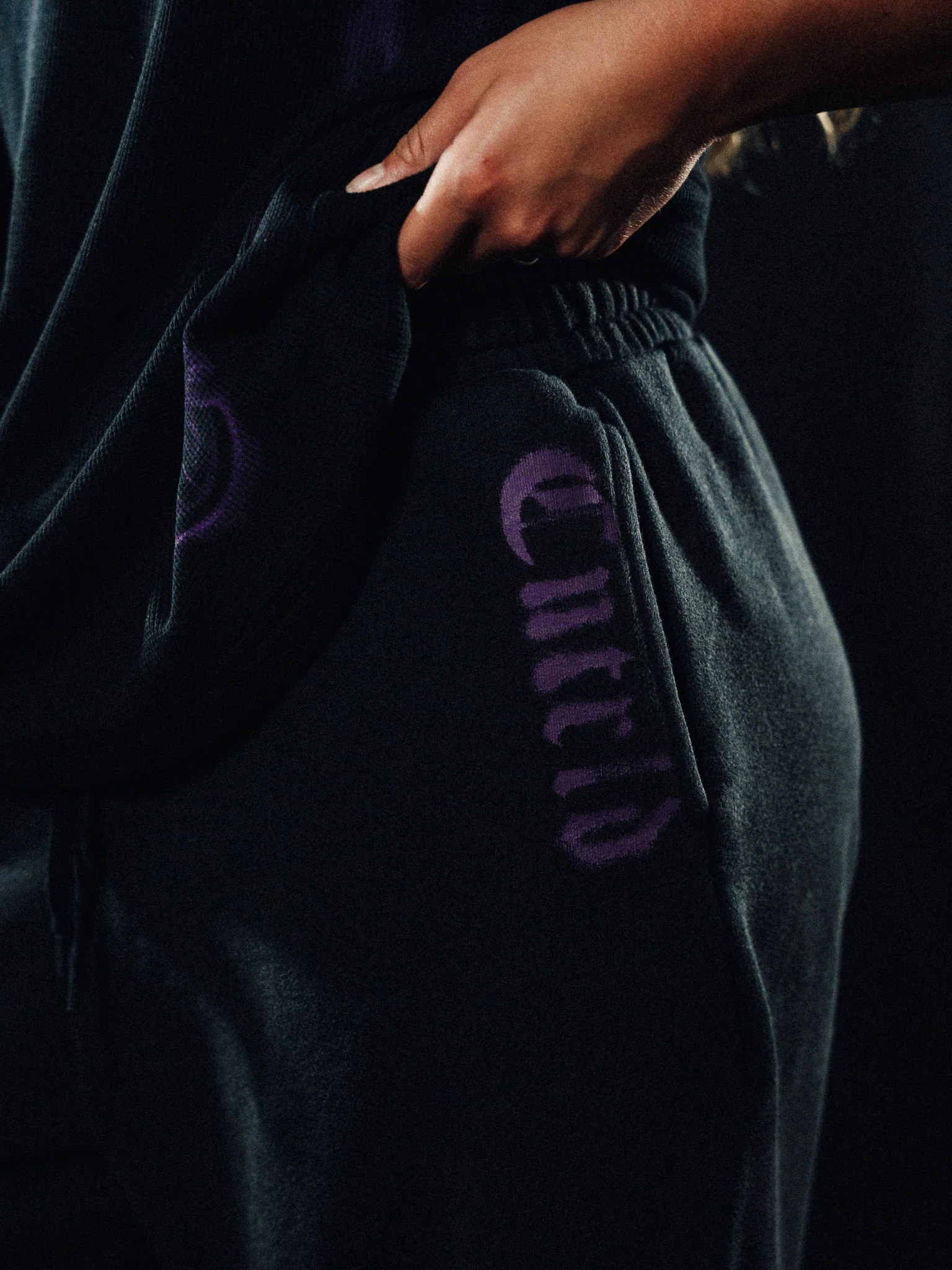 Paranorman Purple Wide Leg Sweats - Image 5