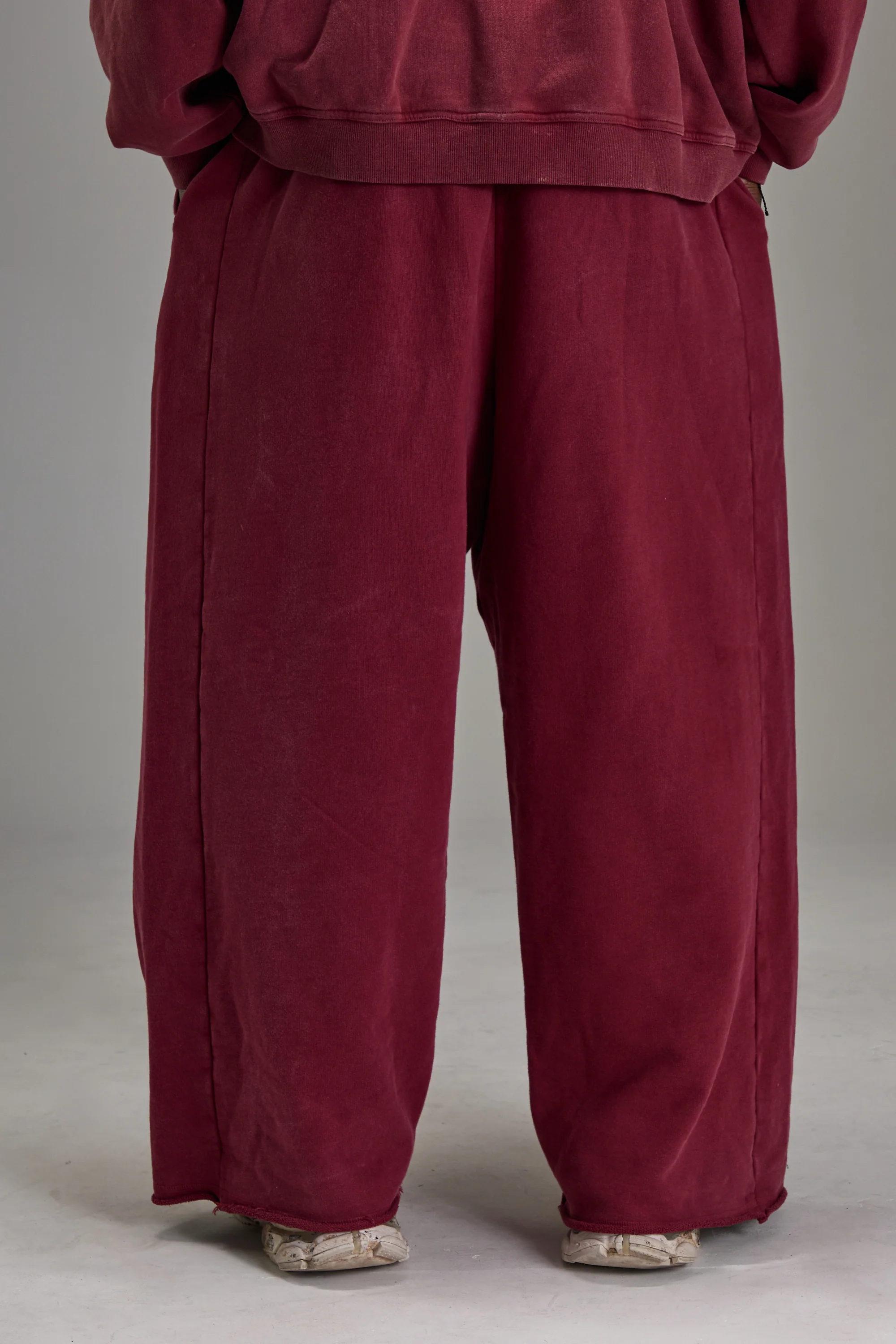 Washed Red Heavyweight Sweatpants - Image 5