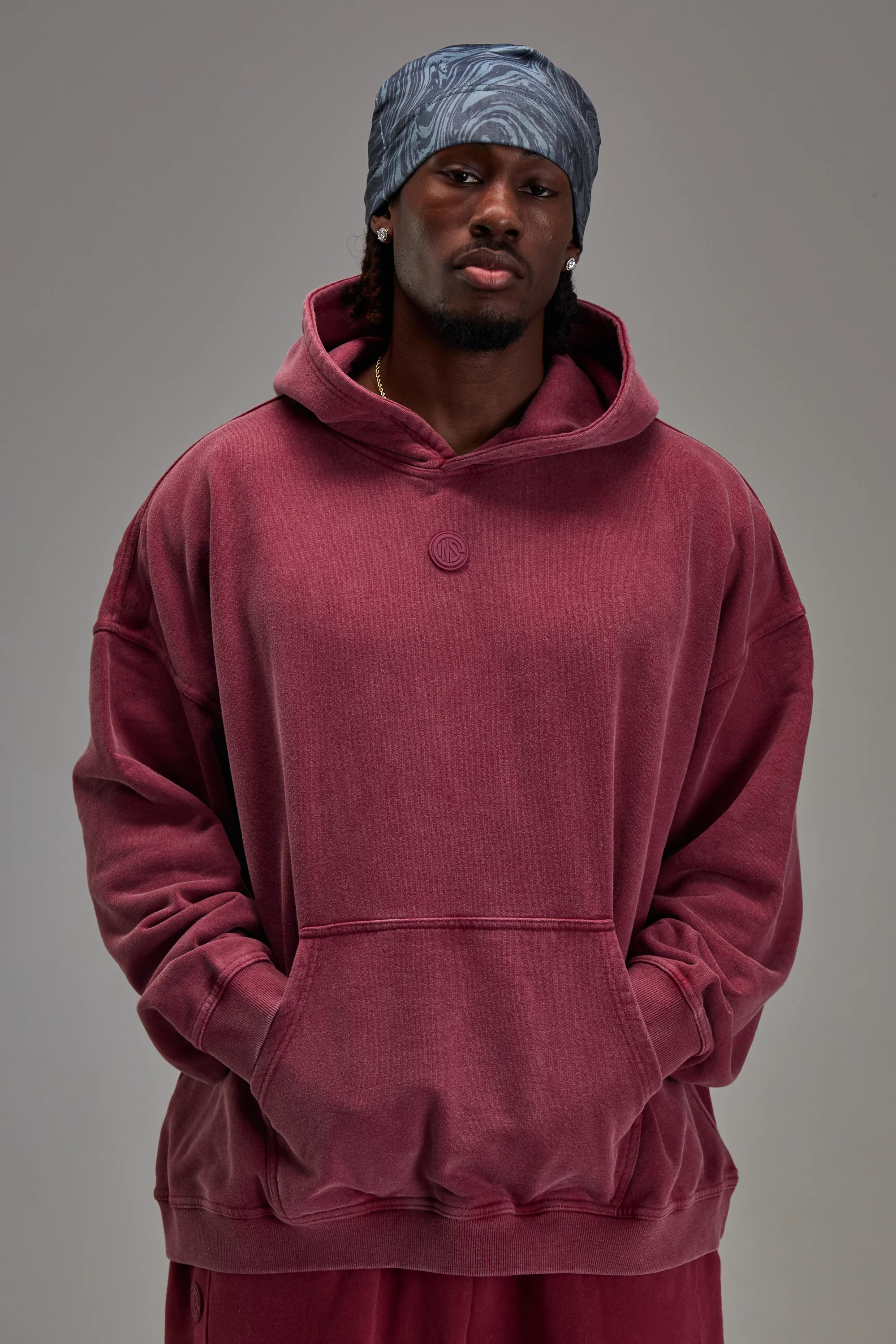 Washed Red Heavyweight Pullover